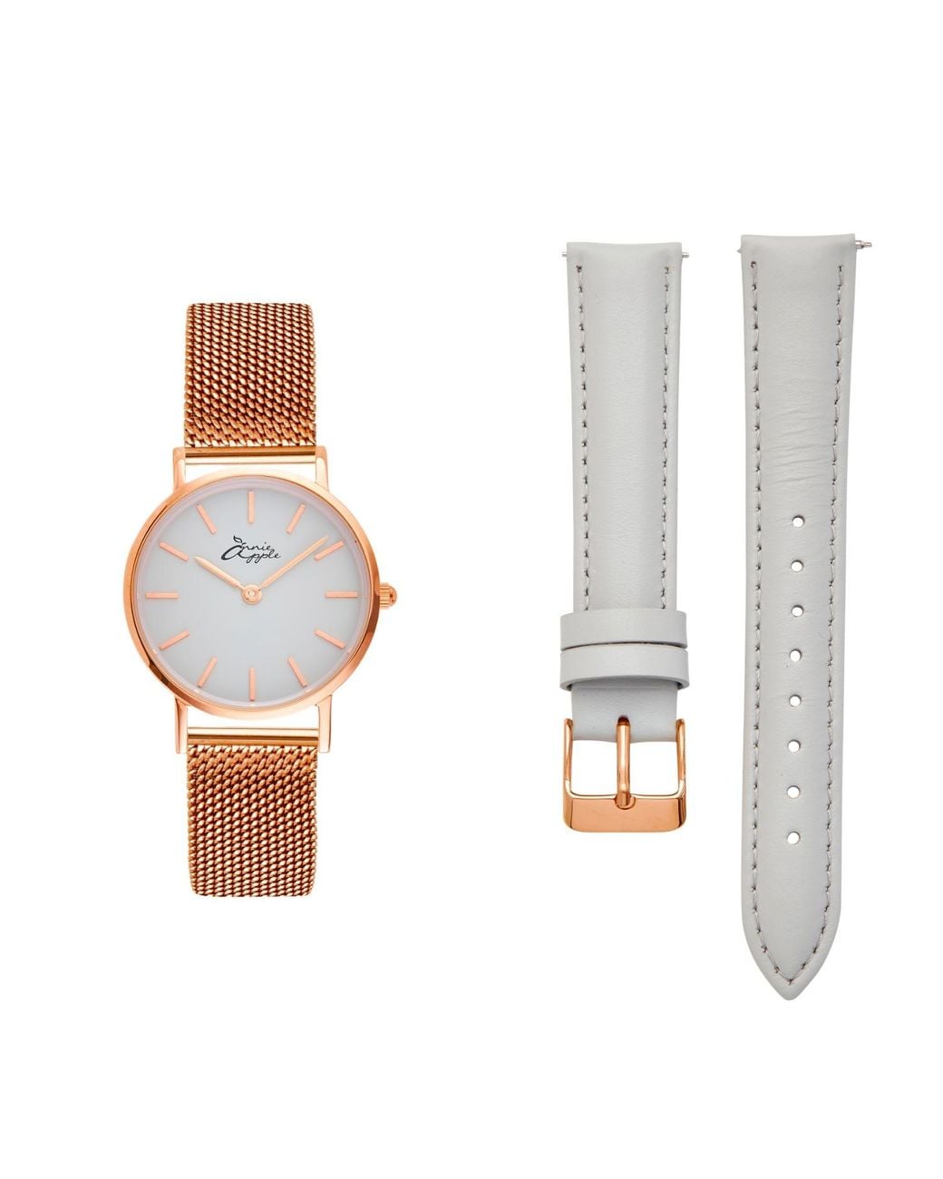 Bermuda Watch Company White Annie Apple Metanoia Rose Petite Interchangeable