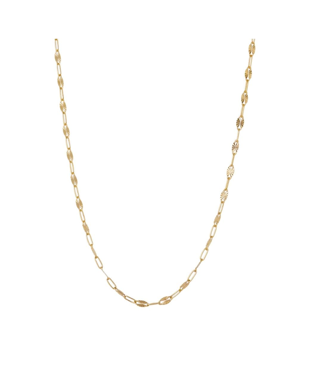 Argento Vivo Metallic The Oval Clip Chain Necklace