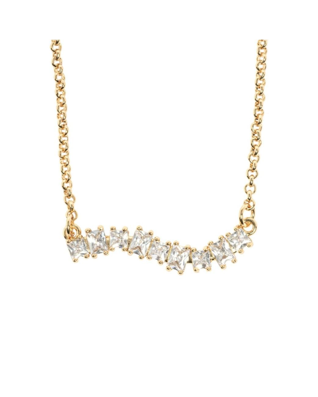 Uchi and Soto Metallic Nami Stone Wave Necklace