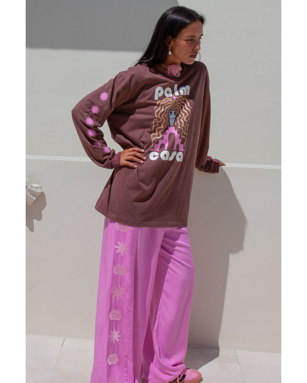 Palm Collective Pink Romi Pants