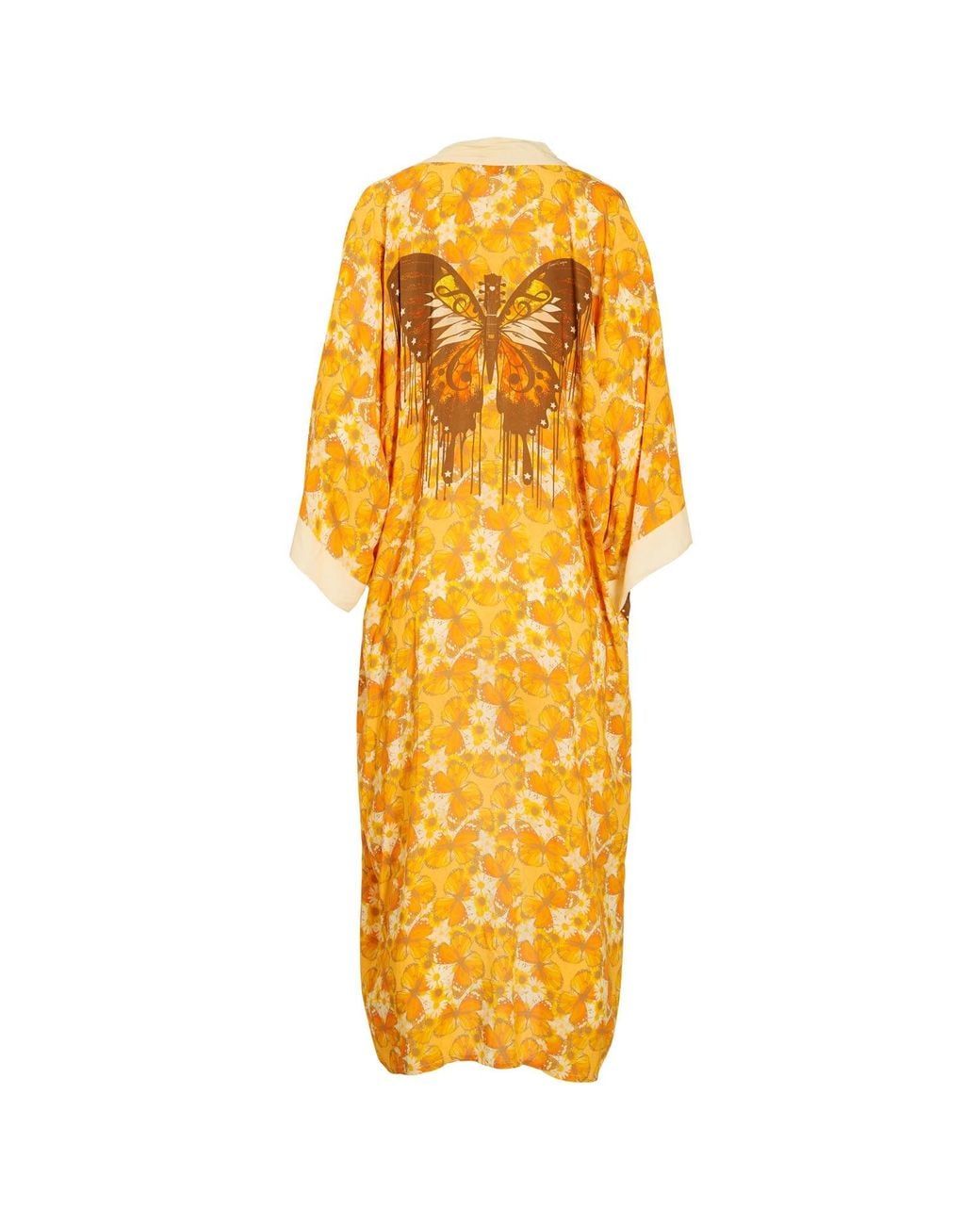 Henelle Yellow Neutrals Laurel Canyon Kimono