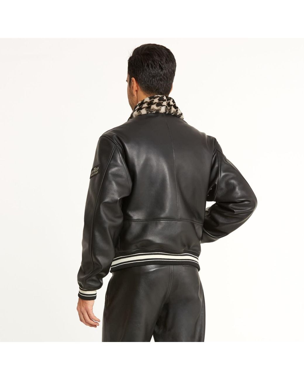 Von Der Sebastian Black Olimpio Jacket for men