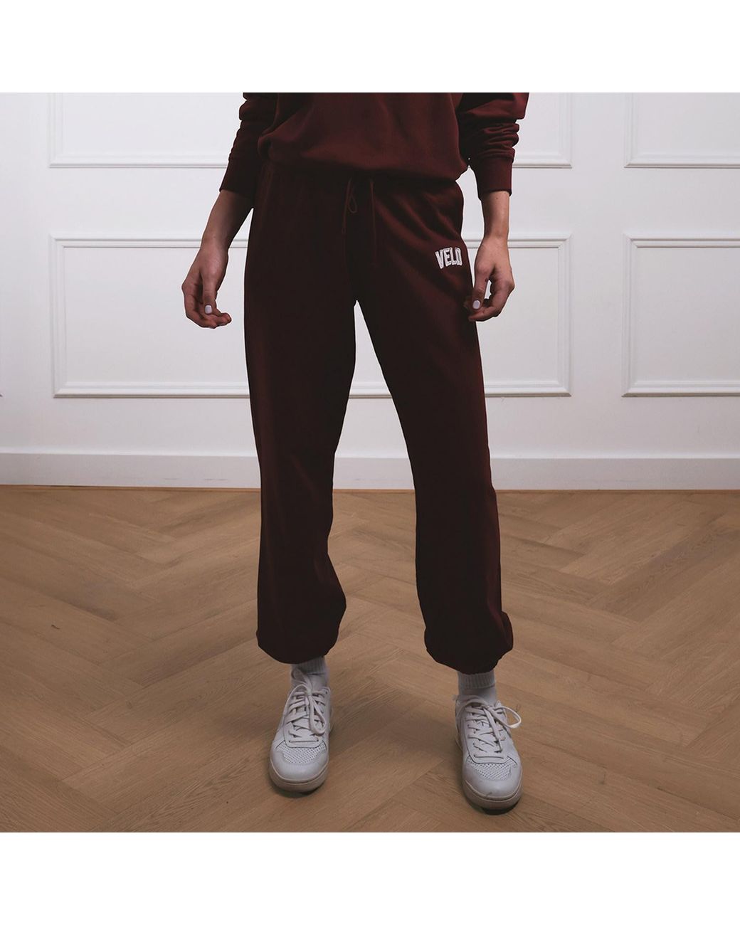 VLD Red Silverlake Varsity Sweatpant