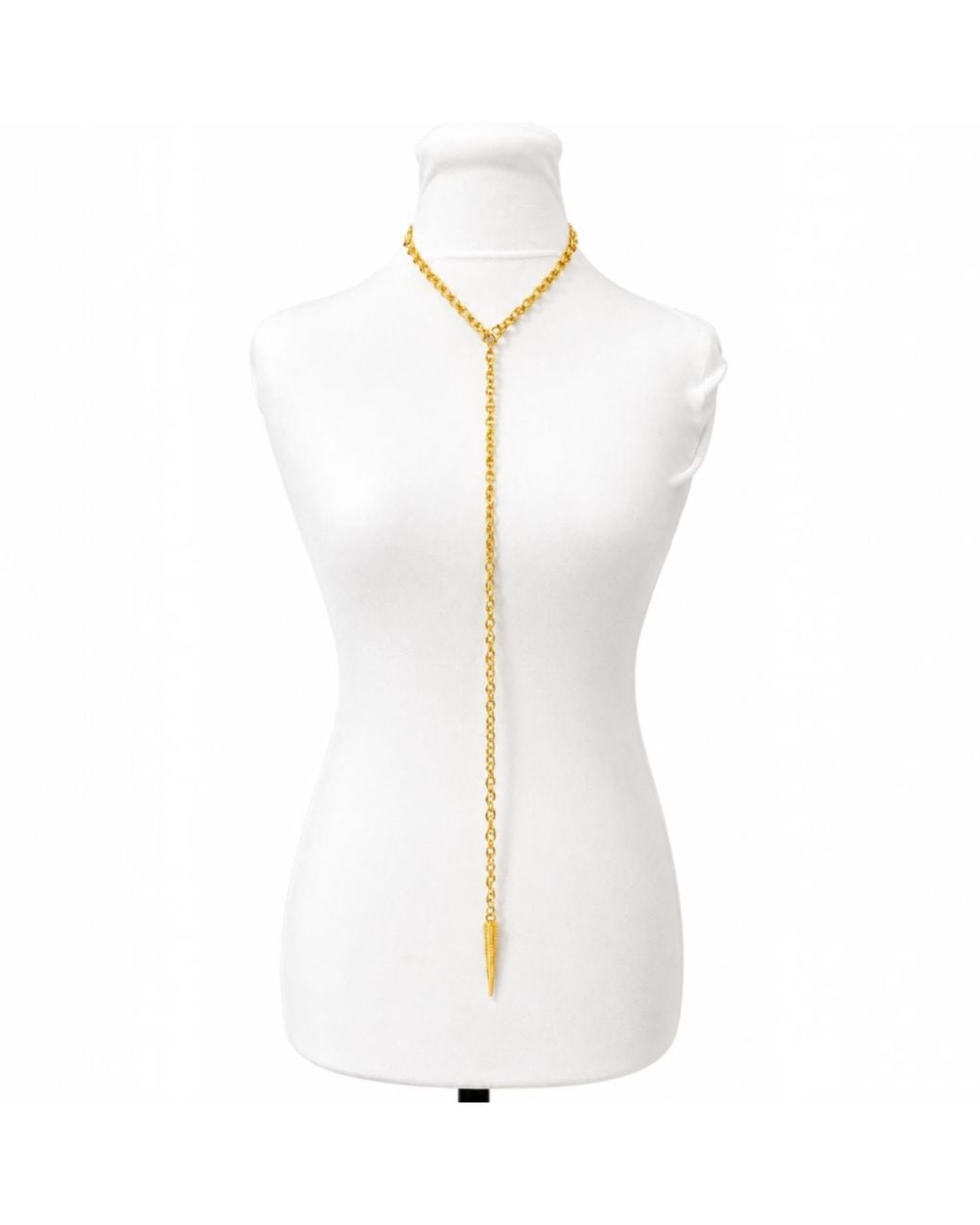 Jagged Halo Jewelry Metallic Artemis Adjustable Spike Pendant Necklace