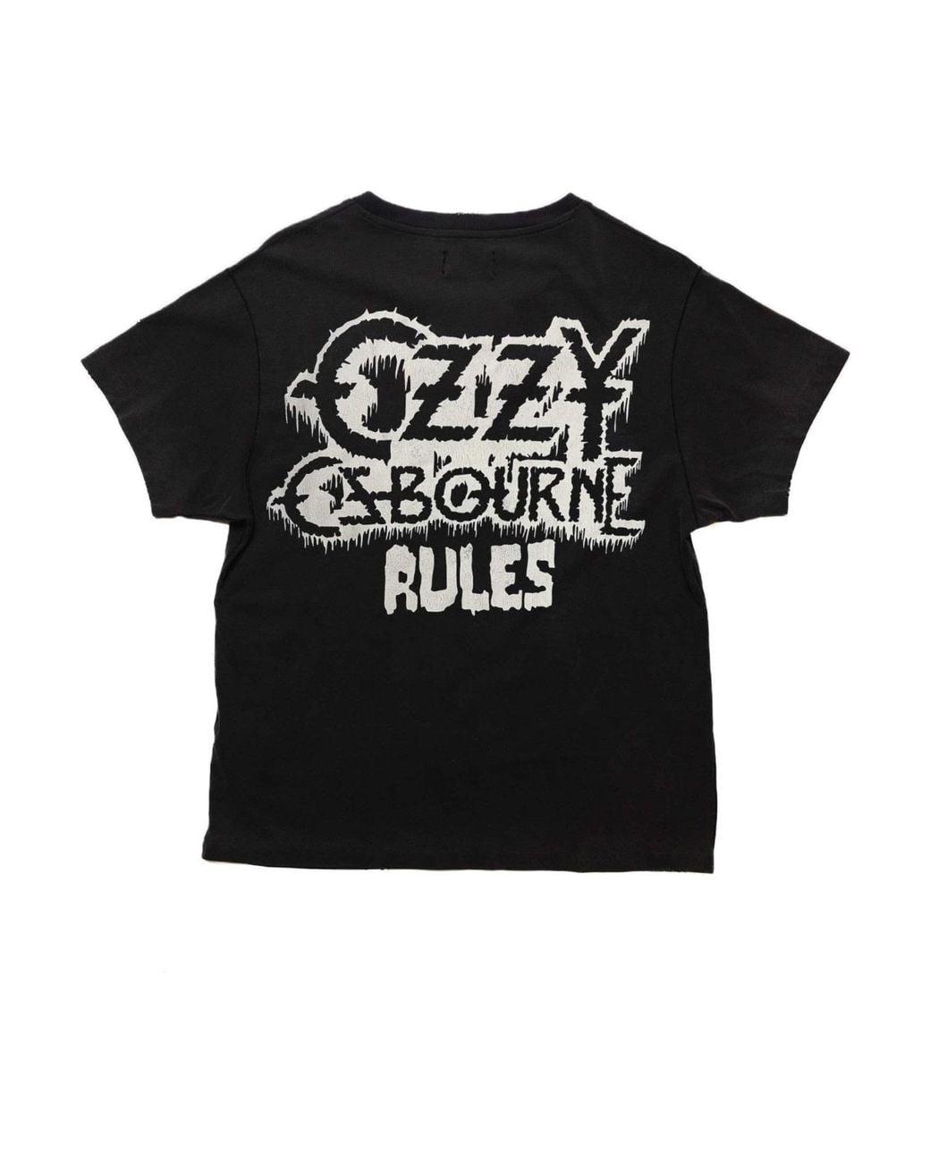 Other Uk Black Ozzy Osbourne Rules Vintage T-Shirt for men