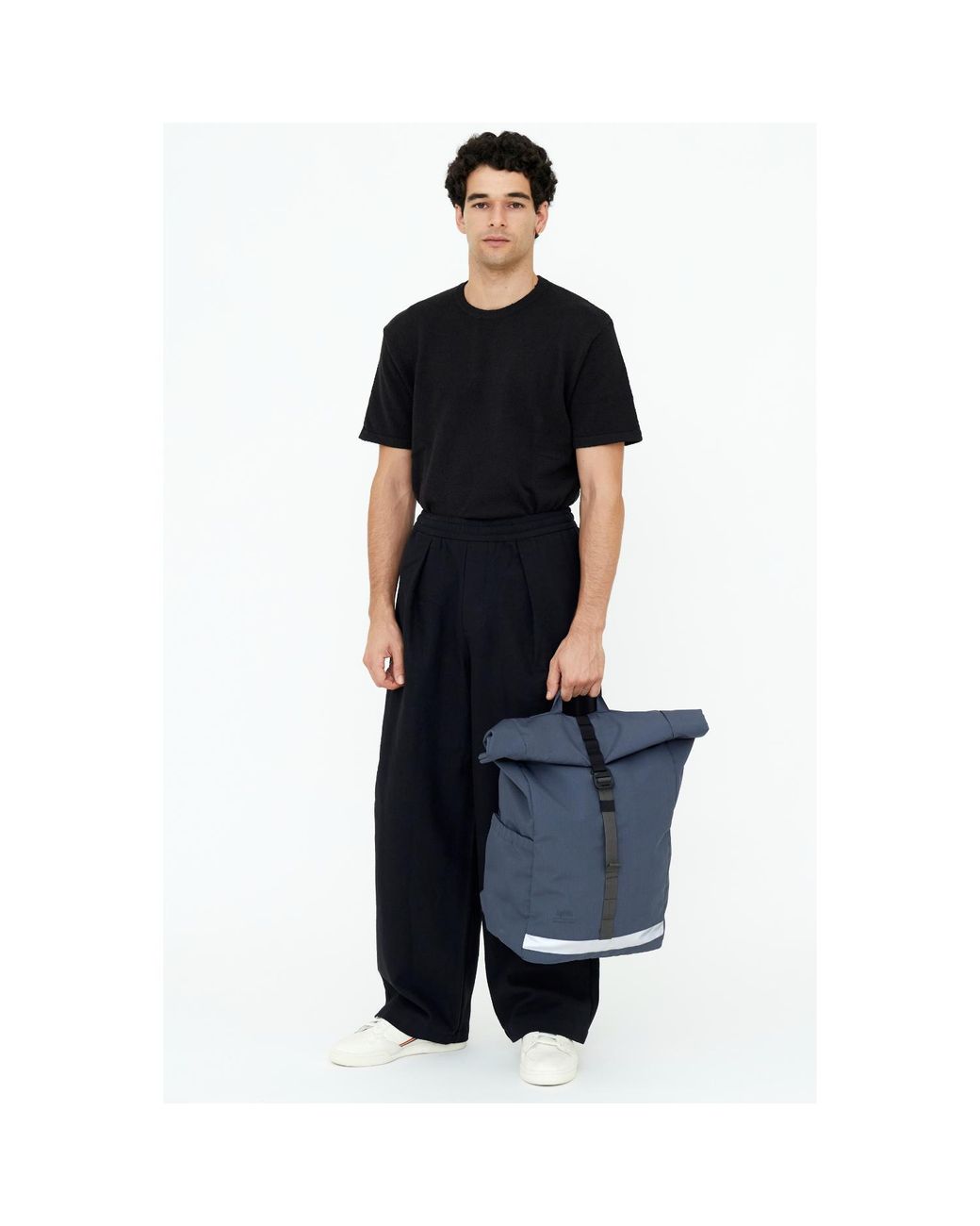 Lefrik Blue Lars Roll Top Backpack Vandra Maibon for men
