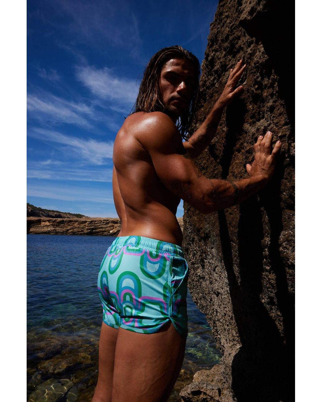 Julia Clancey Blue Venice 73 Sport Short Olympia Aqua for men