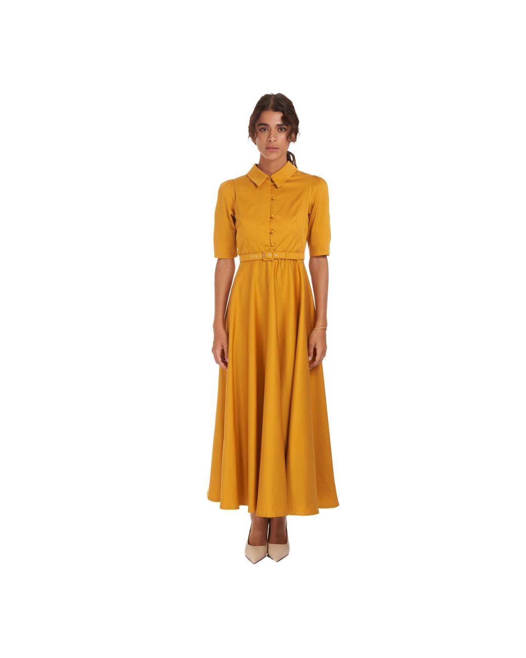 Sofia Tsereteli Yellow Sunbeam Dress