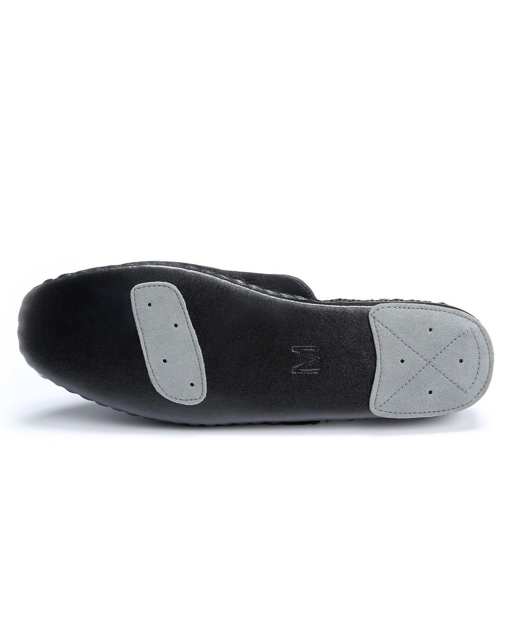 NOT JUST PAJAMA Black Classic Handmade Slippers