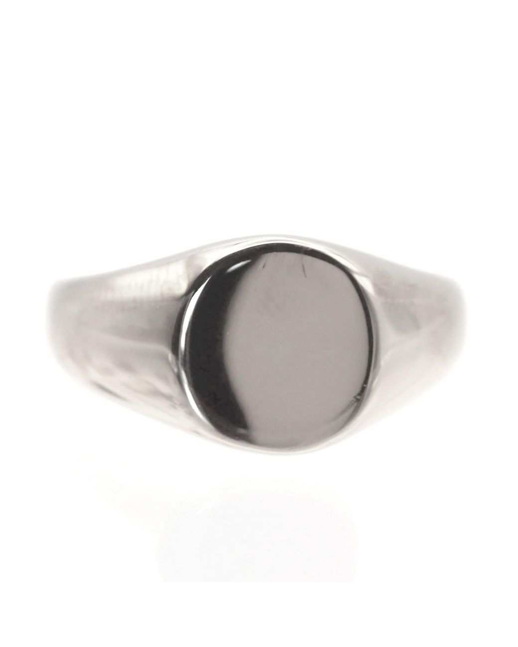VicStoneNYC Fine Jewelry Gray Sterling Big Signet Ring