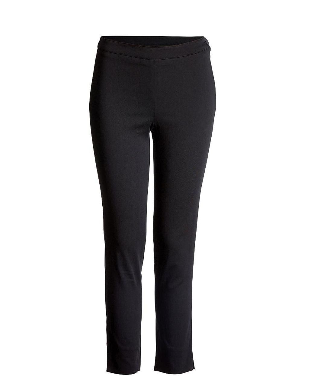 Conquista Black Slim Fit Pants Fashion