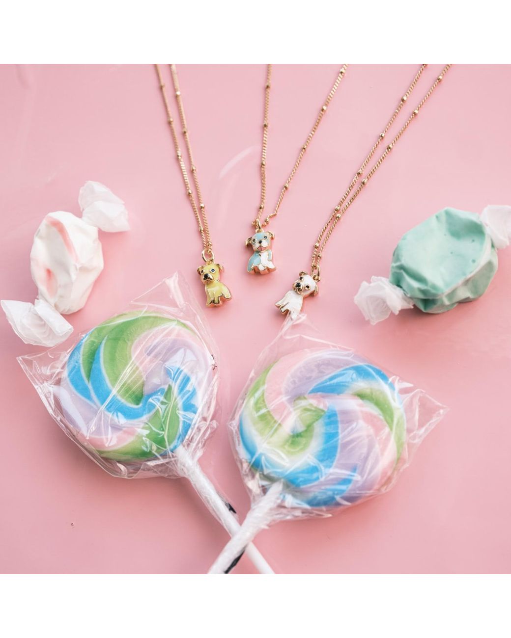 Cloud Haven Metallic Mini Pittie Sweetie Pendant