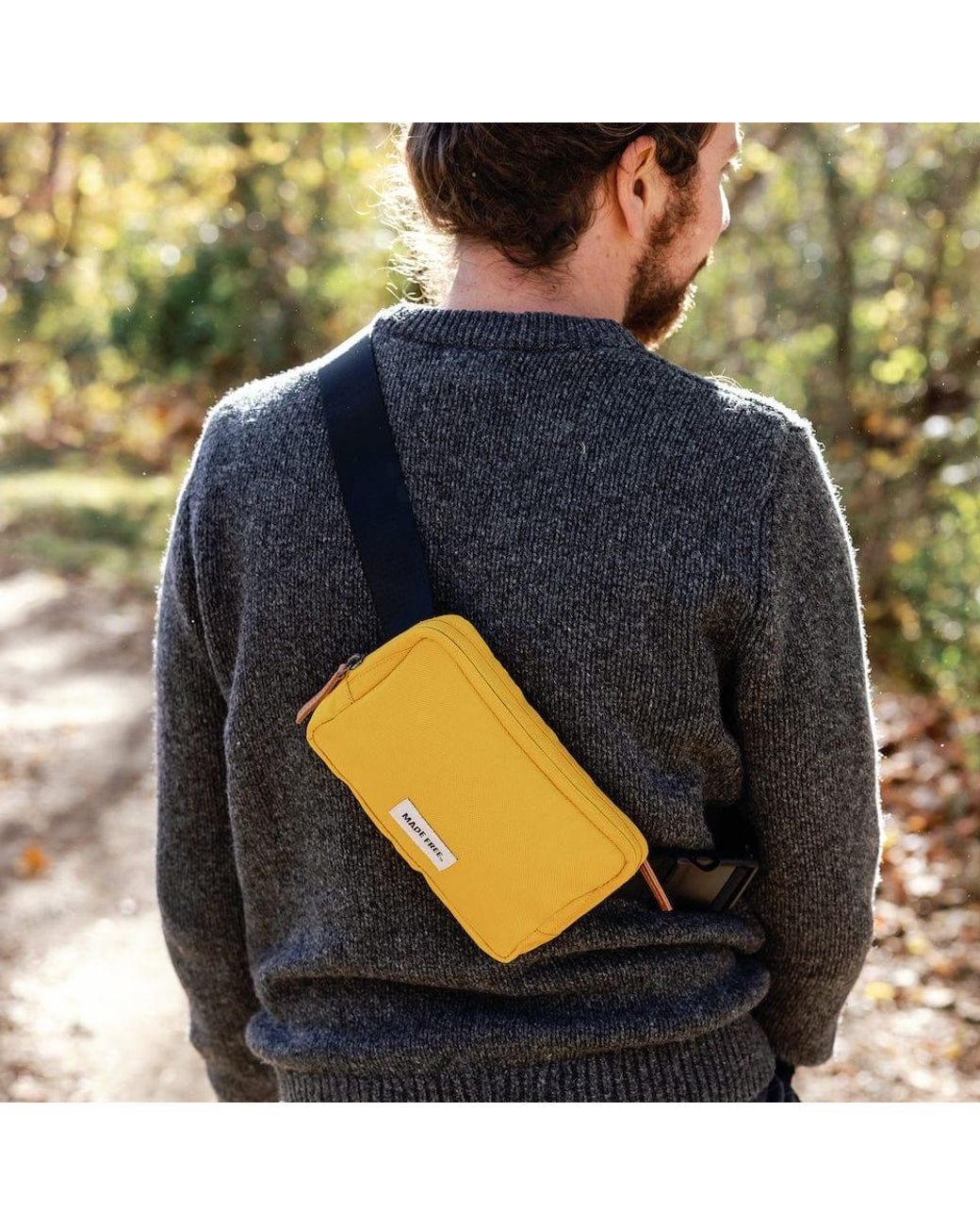 Made Free Yellow Hip Pack Aw Mustard