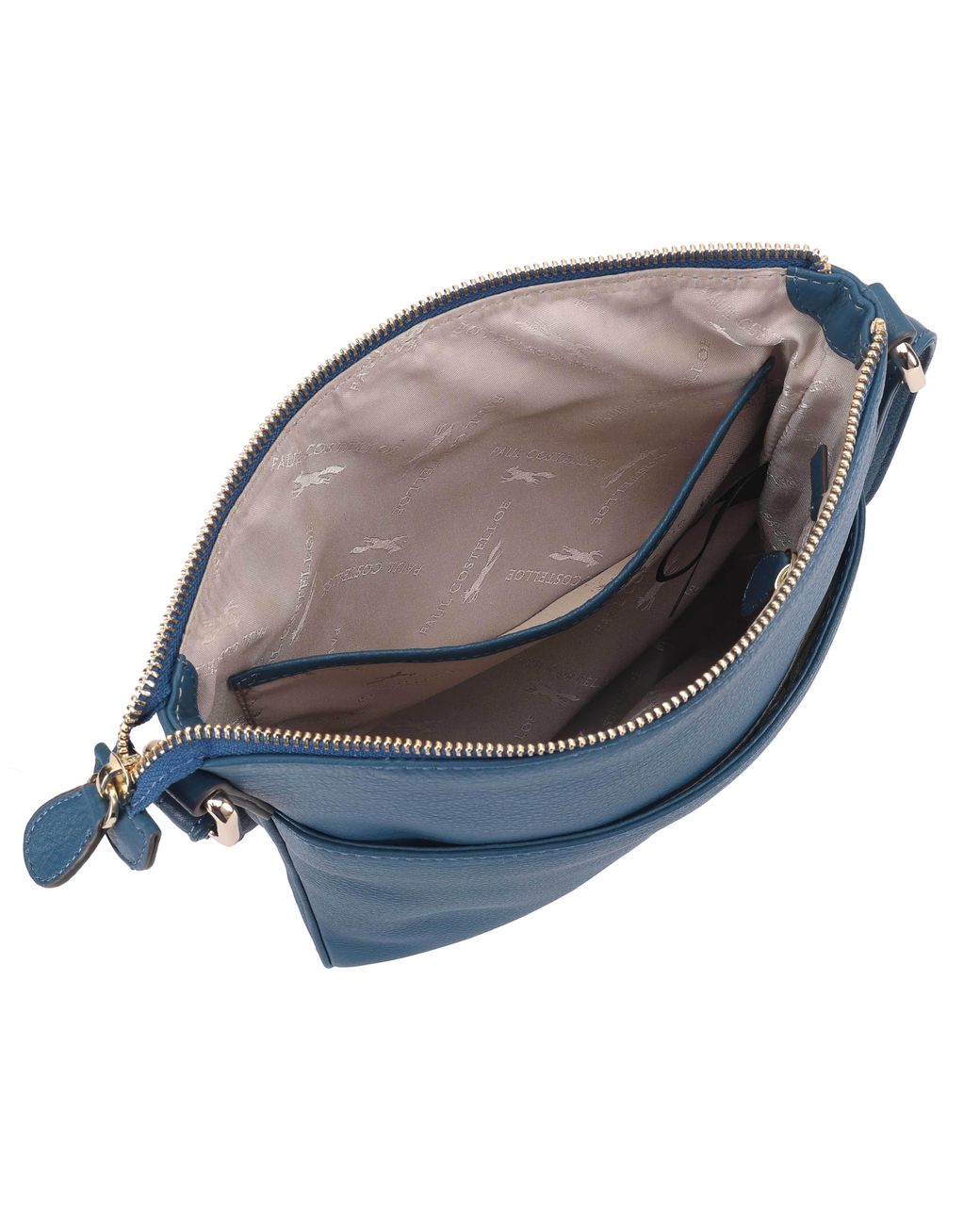 Paul Costelloe Blue Marble Crossbody Bag
