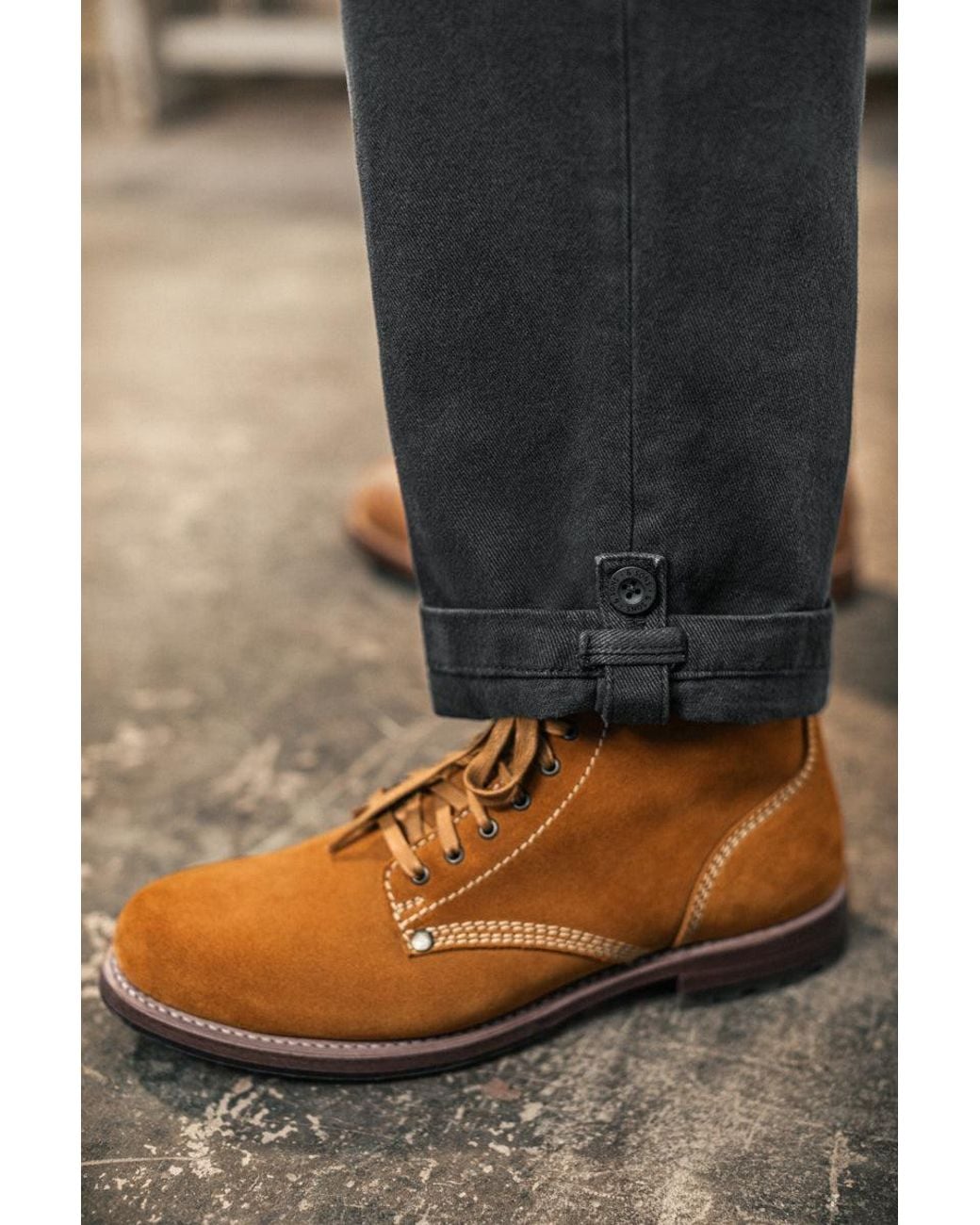 &SONS Trading Co Gray Easy Chino Faded for men