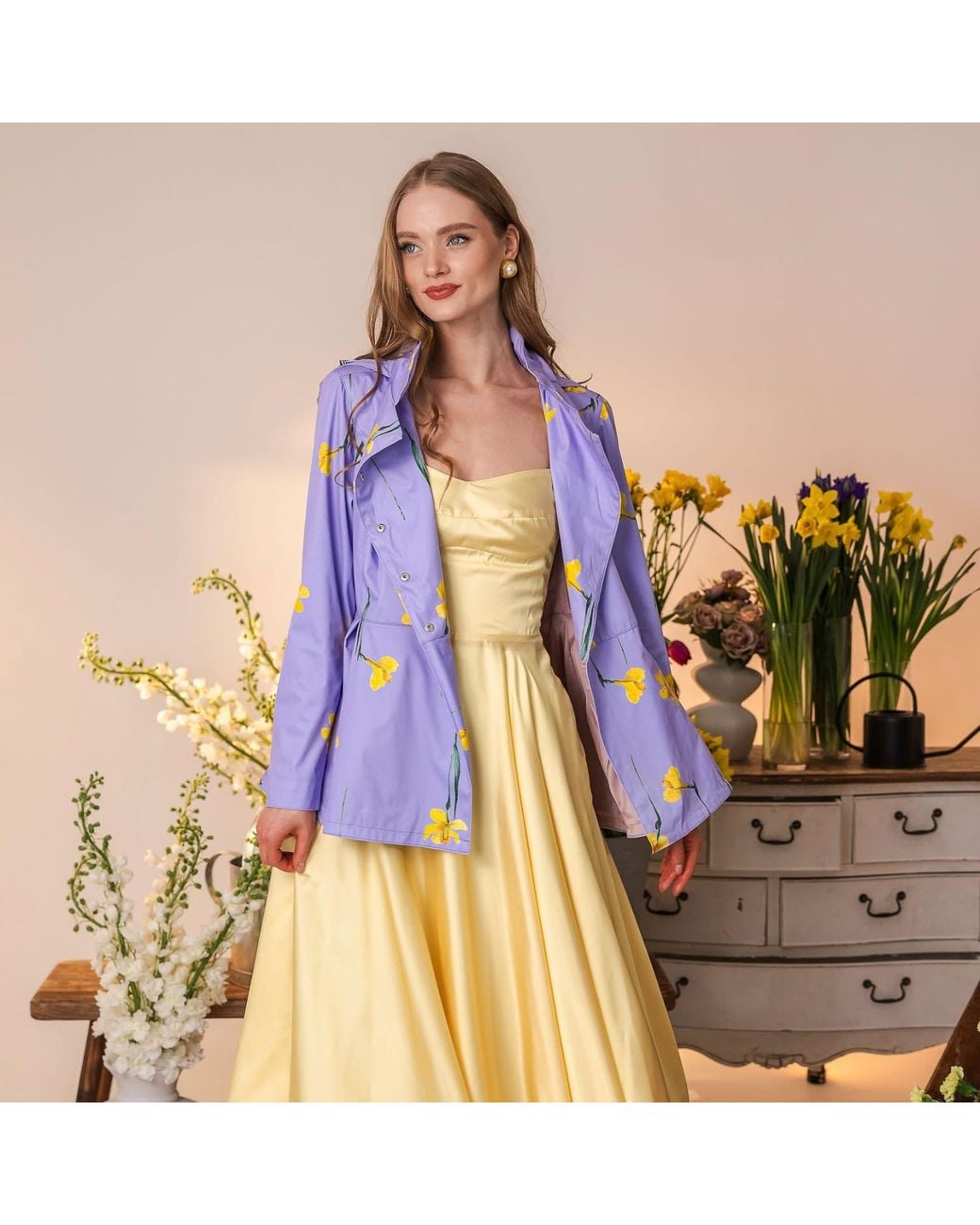 RainSisters Purple Jacket With Detachable Hood: Lilac Joy
