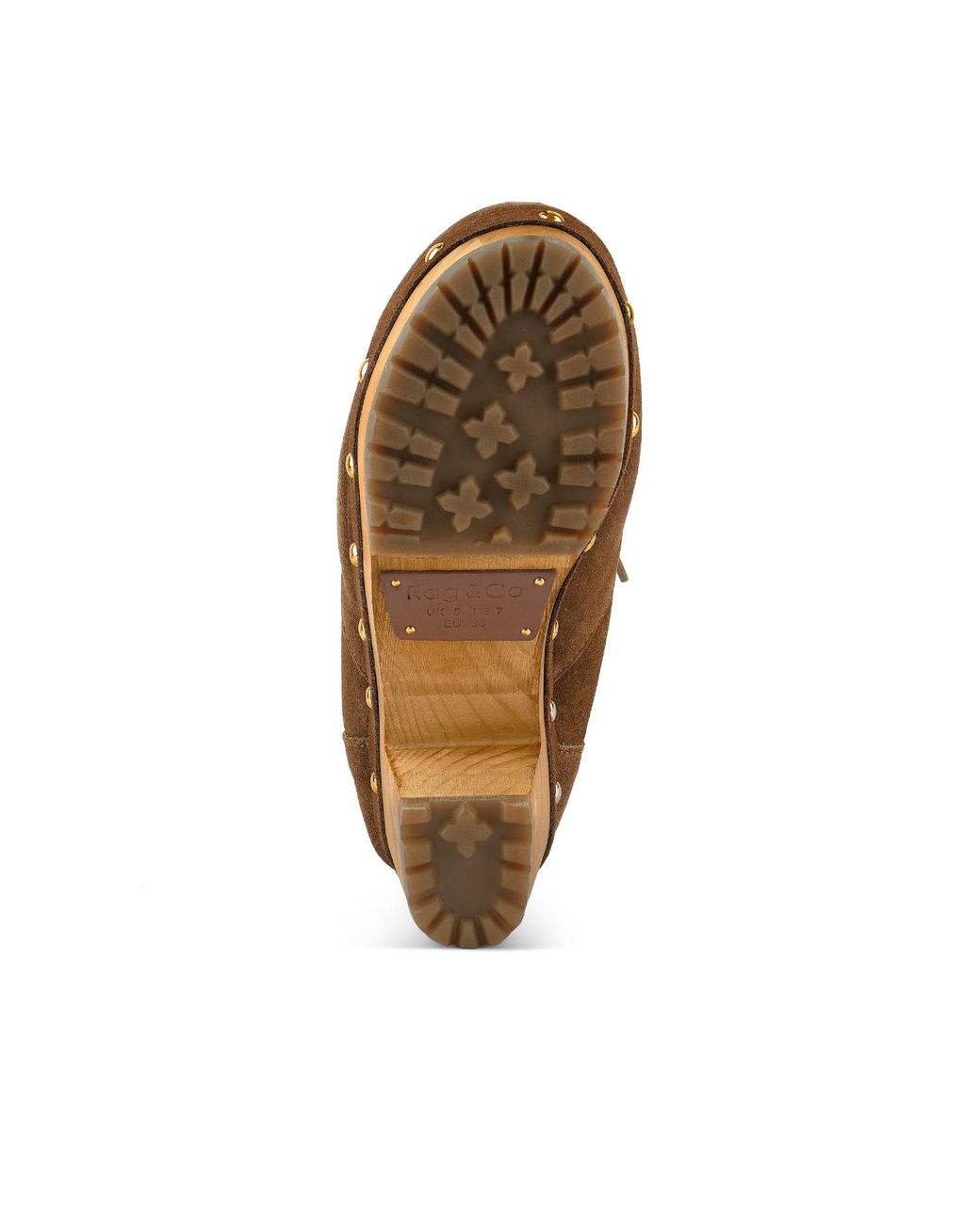Rag & Co Brown Neutrals Maaya Handcrafted Collared Suede Boot