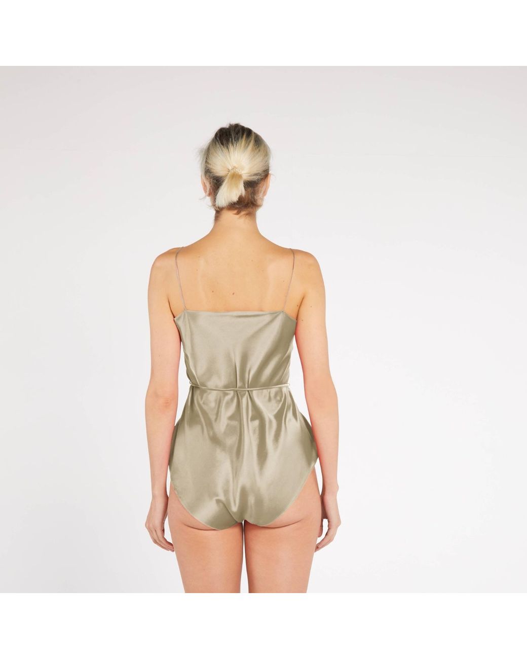 Maguy De Chadirac Brown Classic Silk Teddy