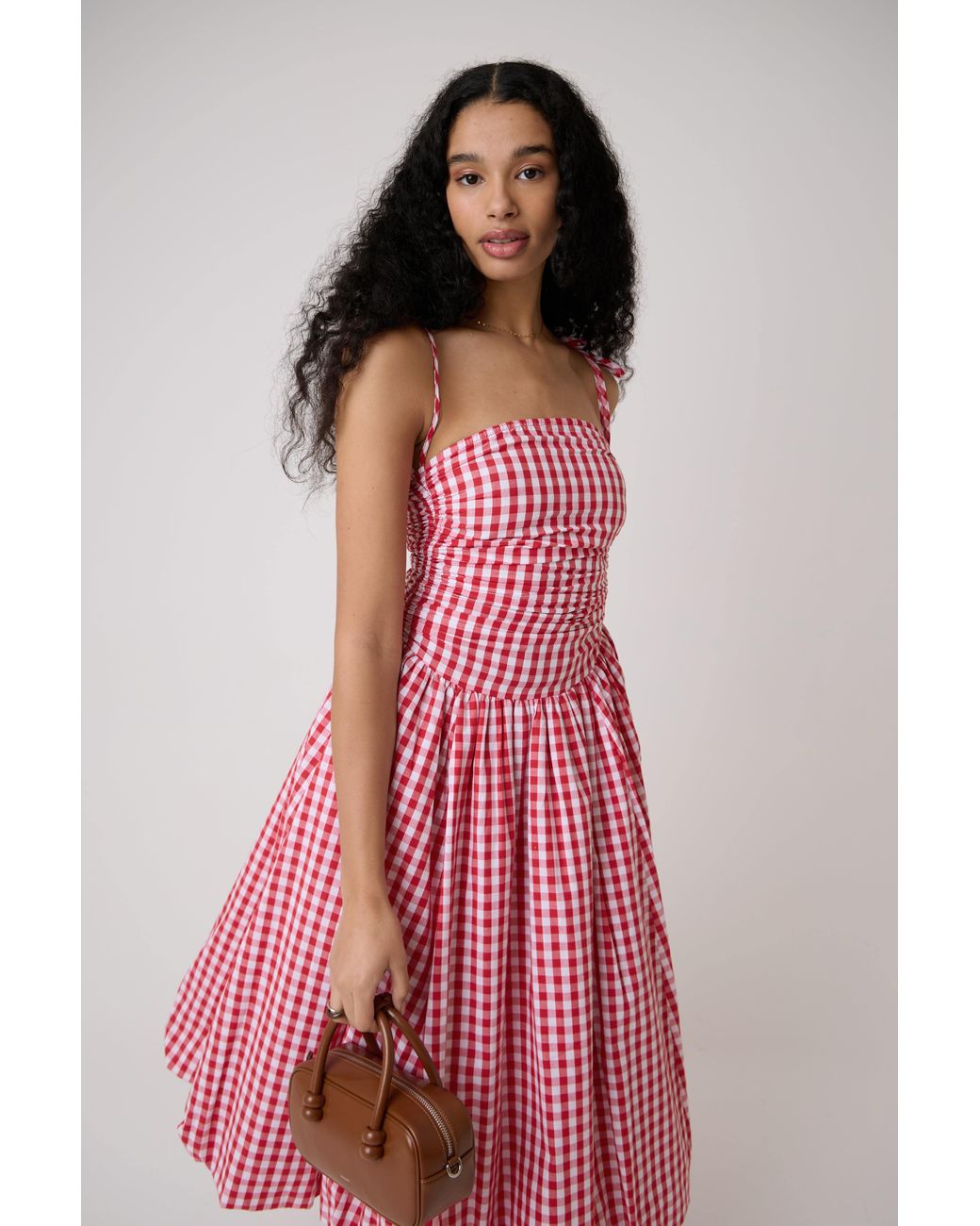 Amy Lynn Pink Alexa Gingham Puffball Dress