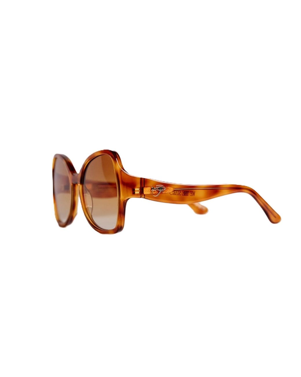 We the Stars Brown Cleopatra's Gaze Sunglasses