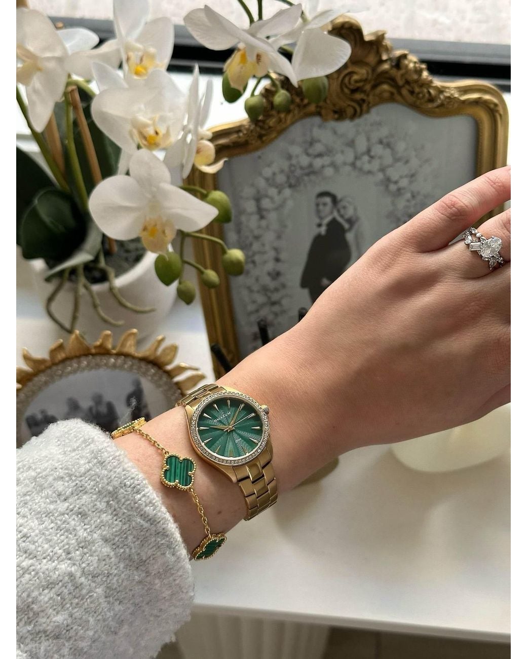 Maxum Green Sydney Box Set -Includes Bracelet Watch With Leather Strap