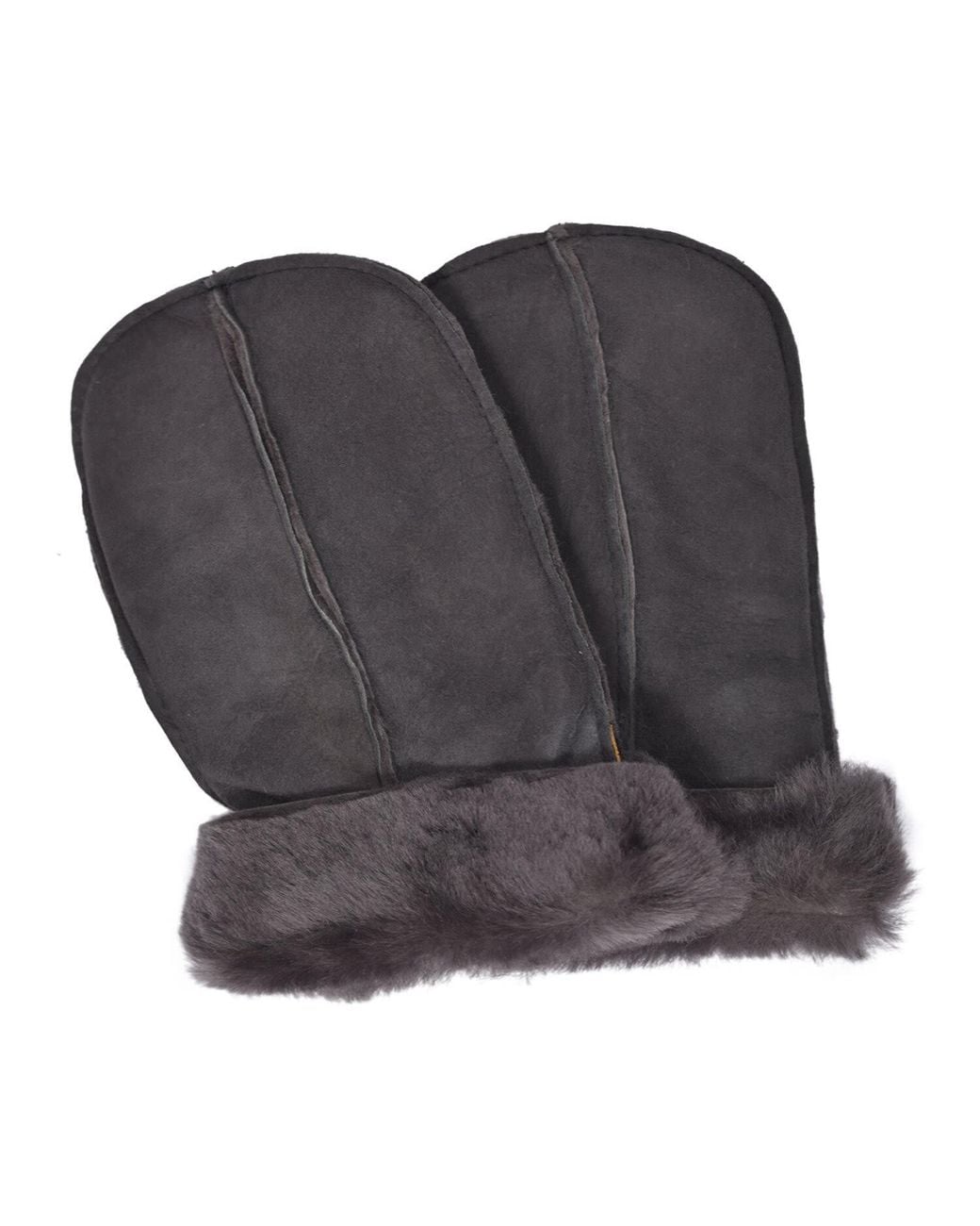 Owen Barry Black Sheepskin Split Mitten Cromita