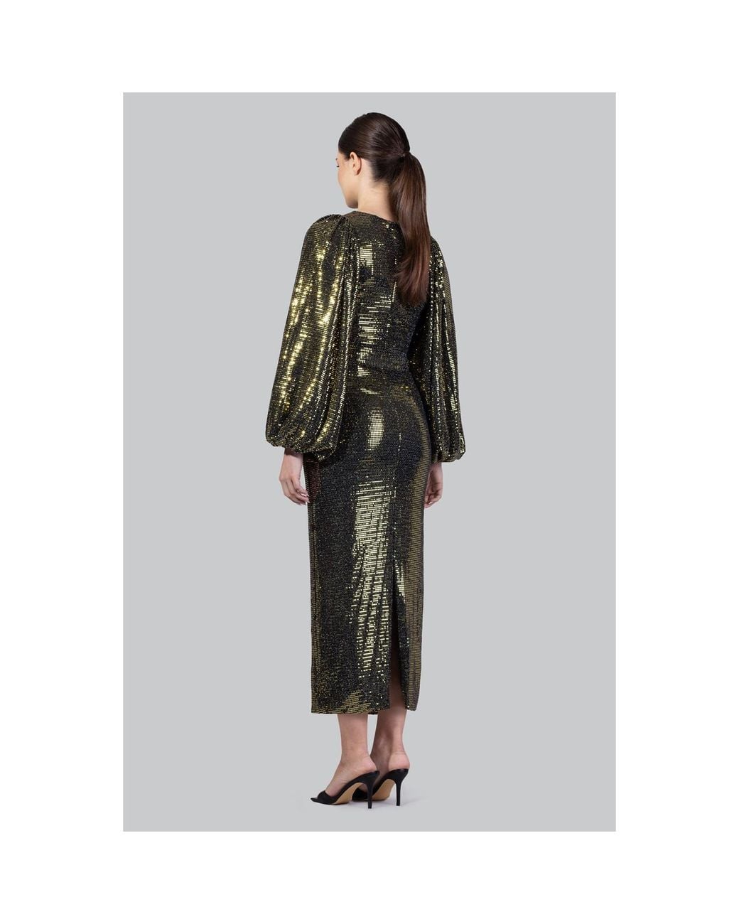 Meem Label Black Willow Sequin Dress