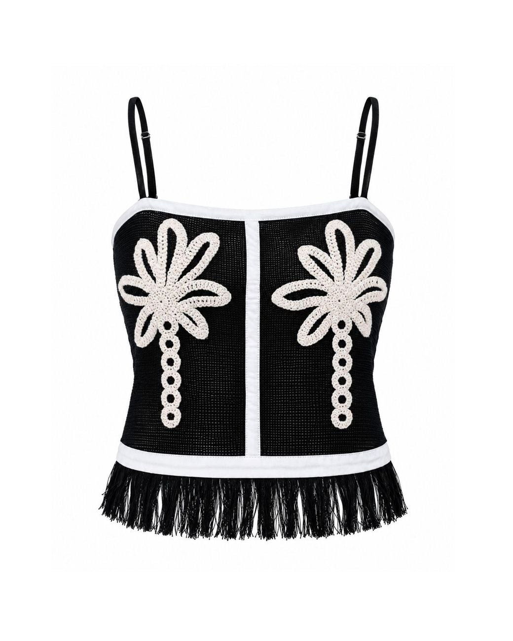 Palm Collective Black Palmetto Cami Top