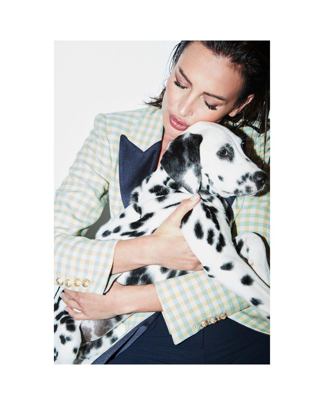 The Extreme Collection Green Gingham Check Blazer Fiona