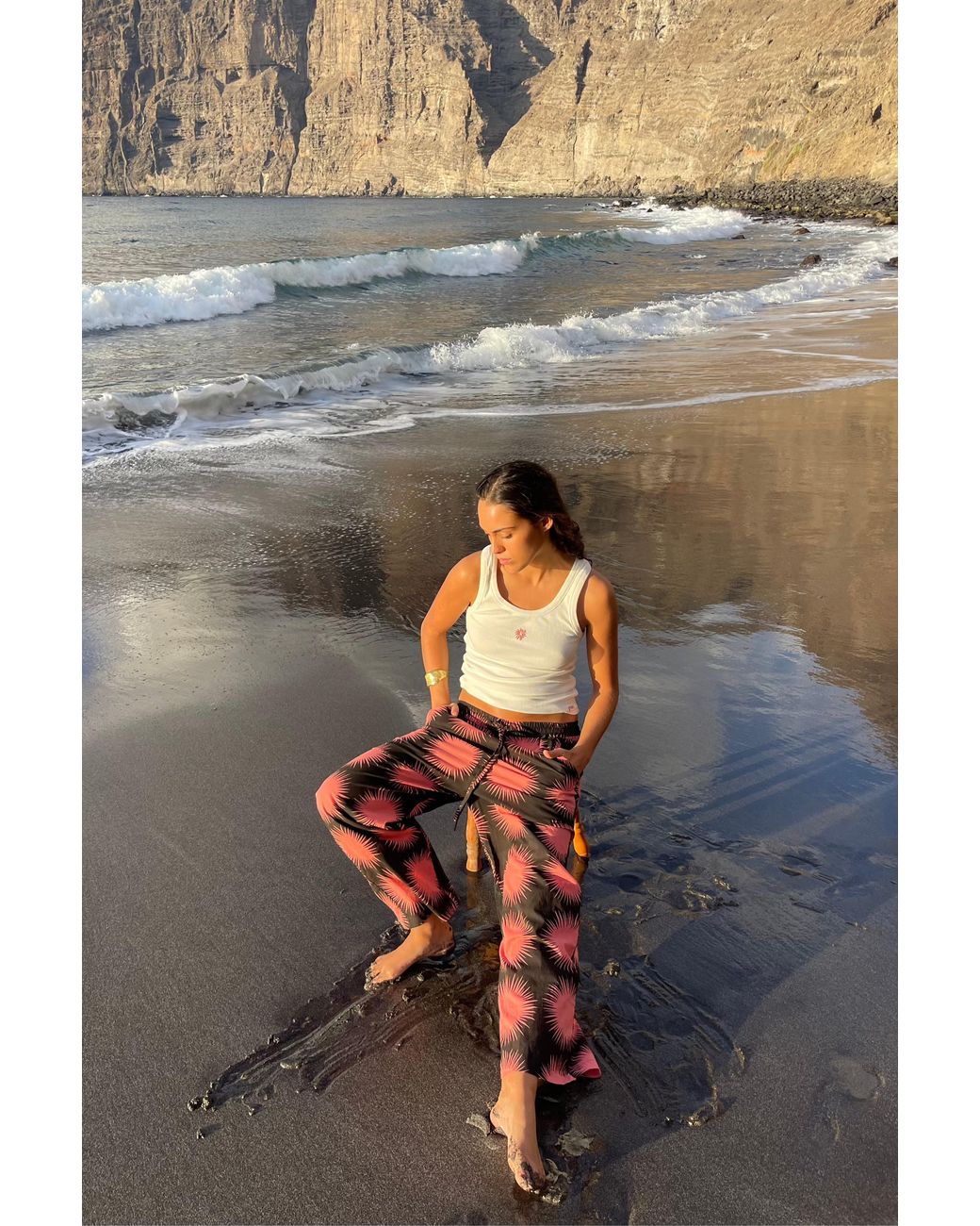 Par & Escala Red Clotilde Pant