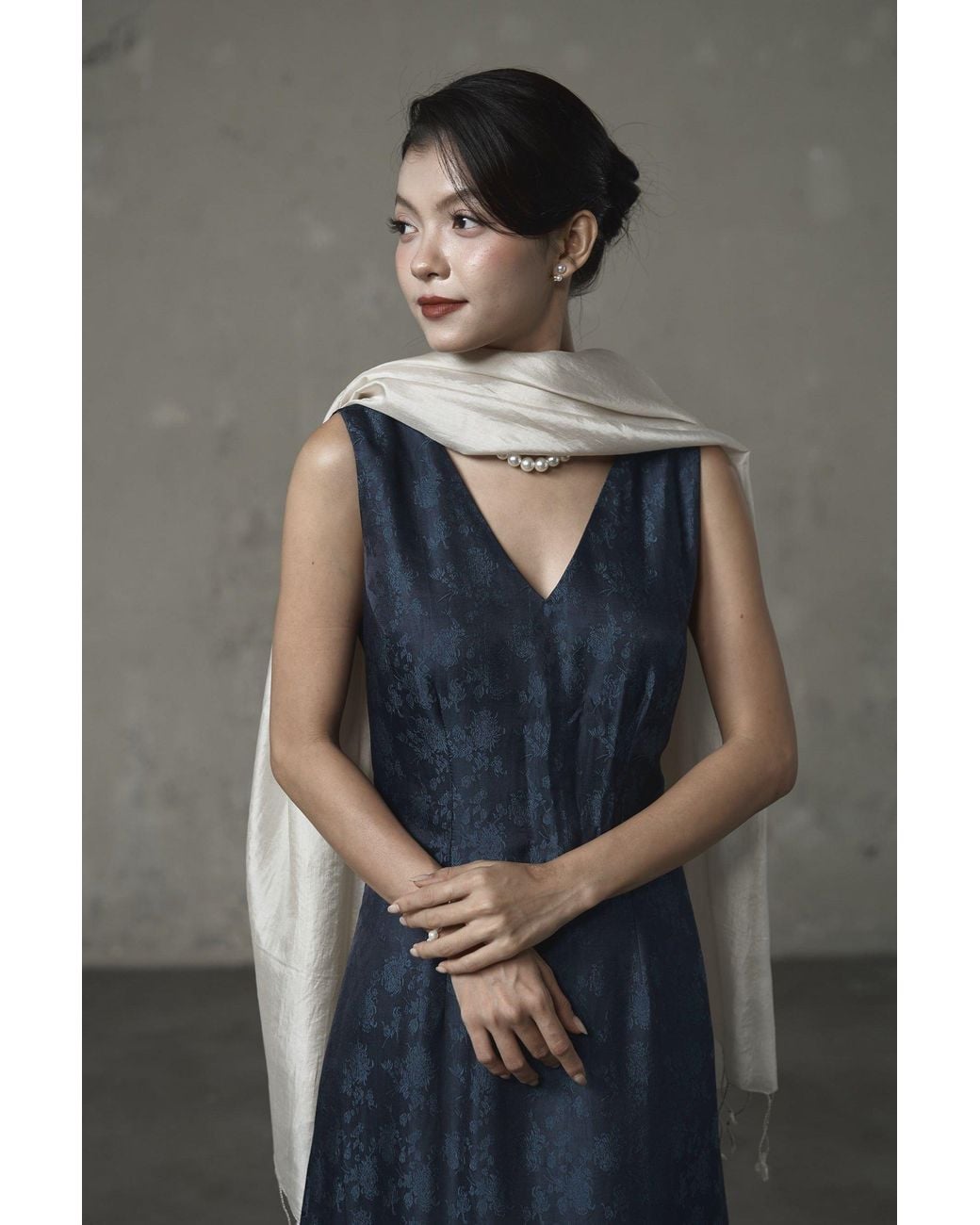 Silk and Bears White Oyster Silk Scarf – Hand-Dyed Mulberry Silk, Wedding & Bridal Wrap