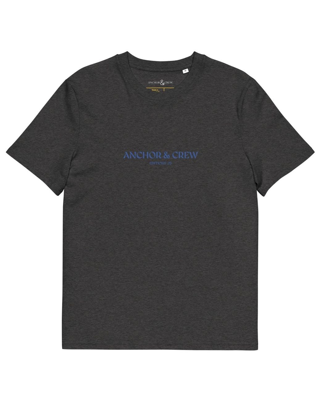 Anchor and Crew Black Heather Three Celeste Editions Organic Cotton T-Shirt
