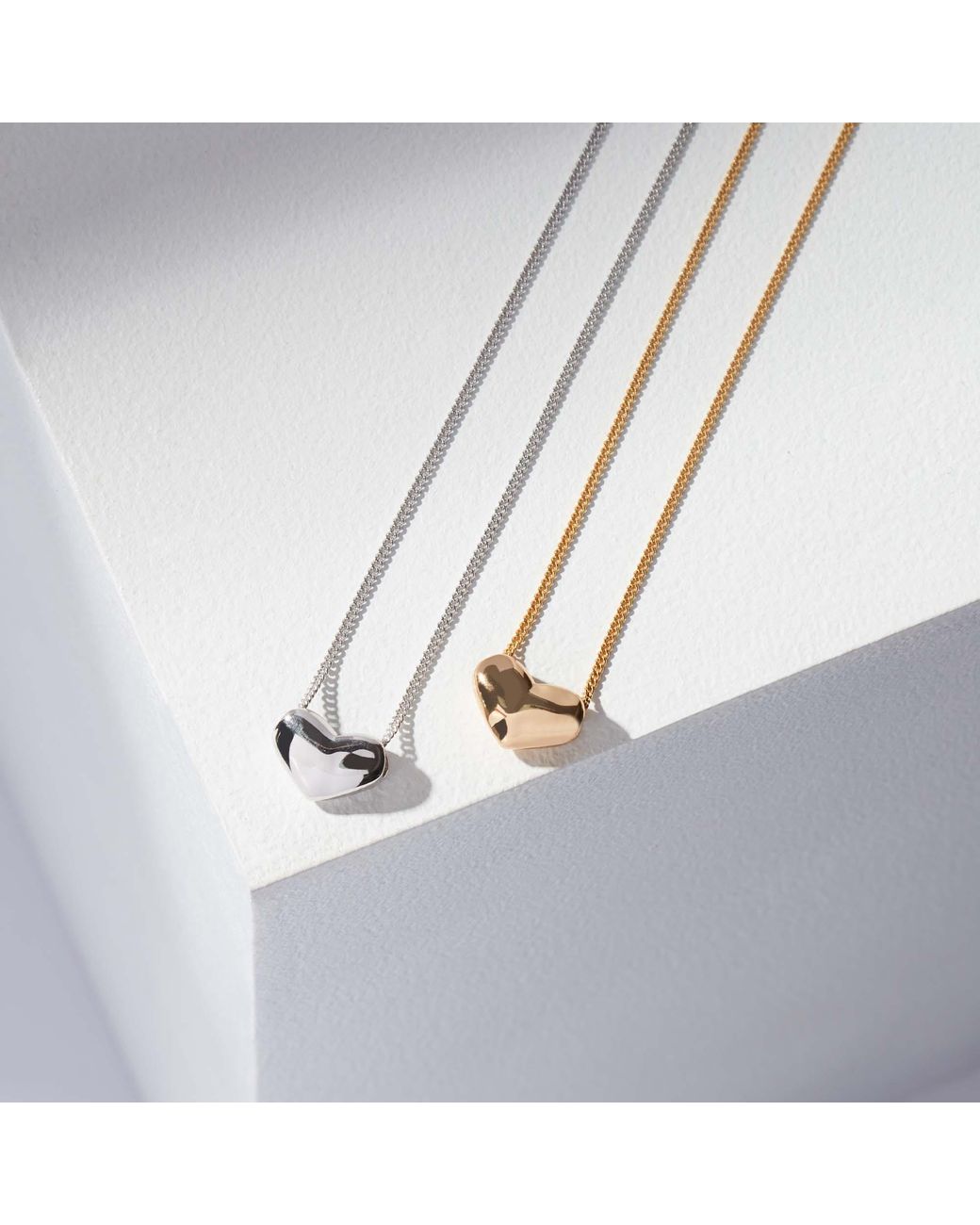 Muru Metallic Heart Necklace