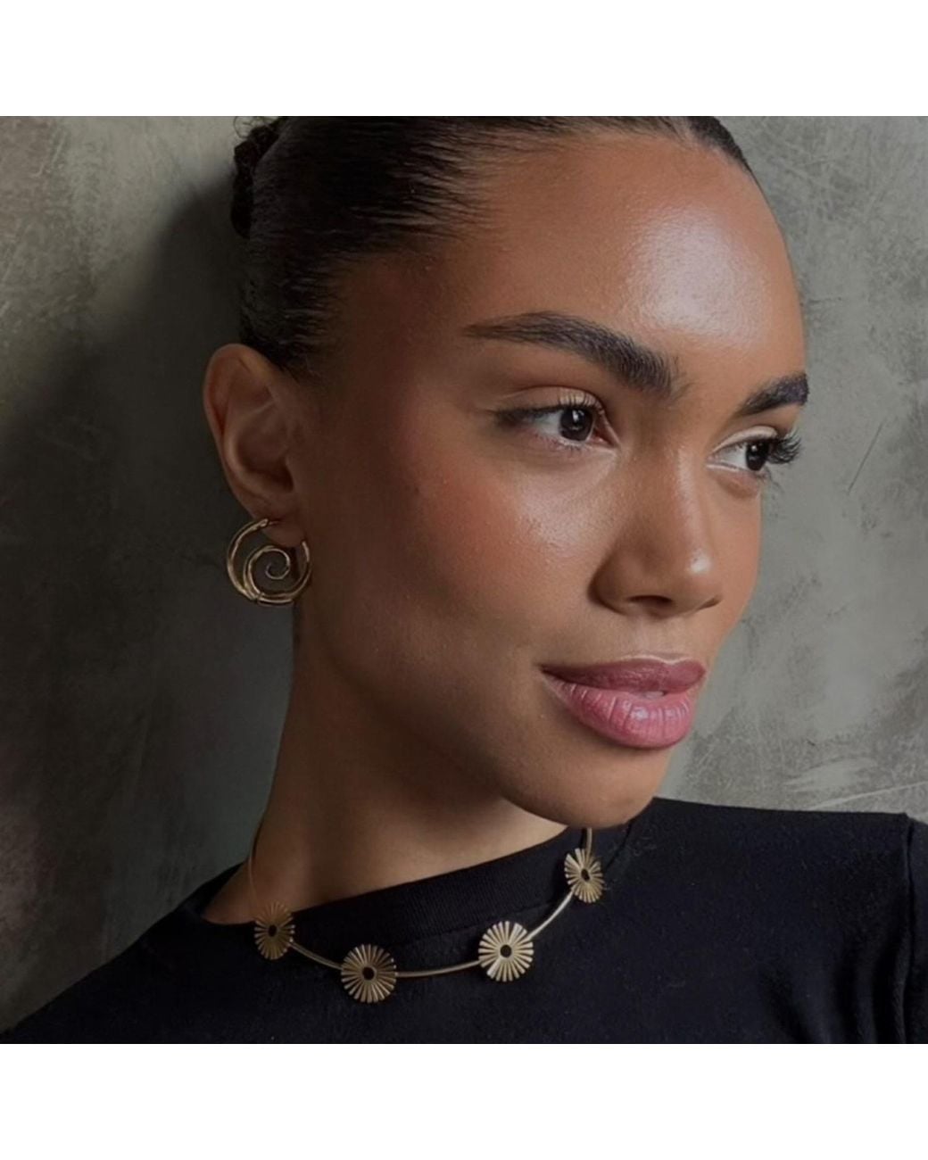 Gingin Metallic Hazel Choker