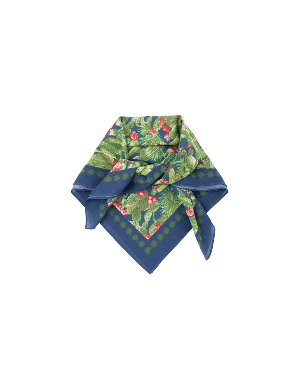 Saachi Blue Saguaro Sunset Bandana
