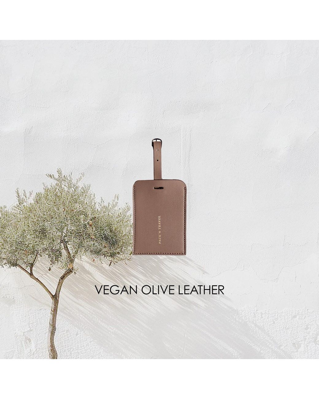 Pack'n Travel Brown Neutrals Luggage Tag