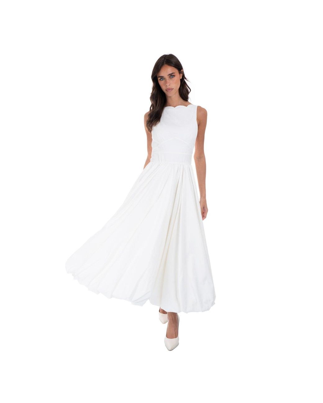 Sofia Tsereteli White Flair Ballgown