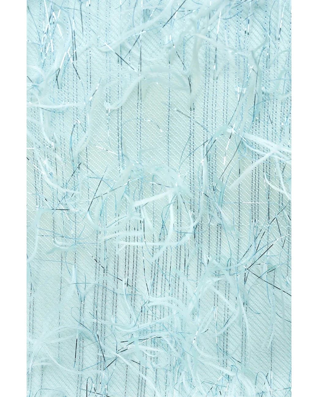 POST MERIDIEM Blue Light- Pleated Corset Midi Dress