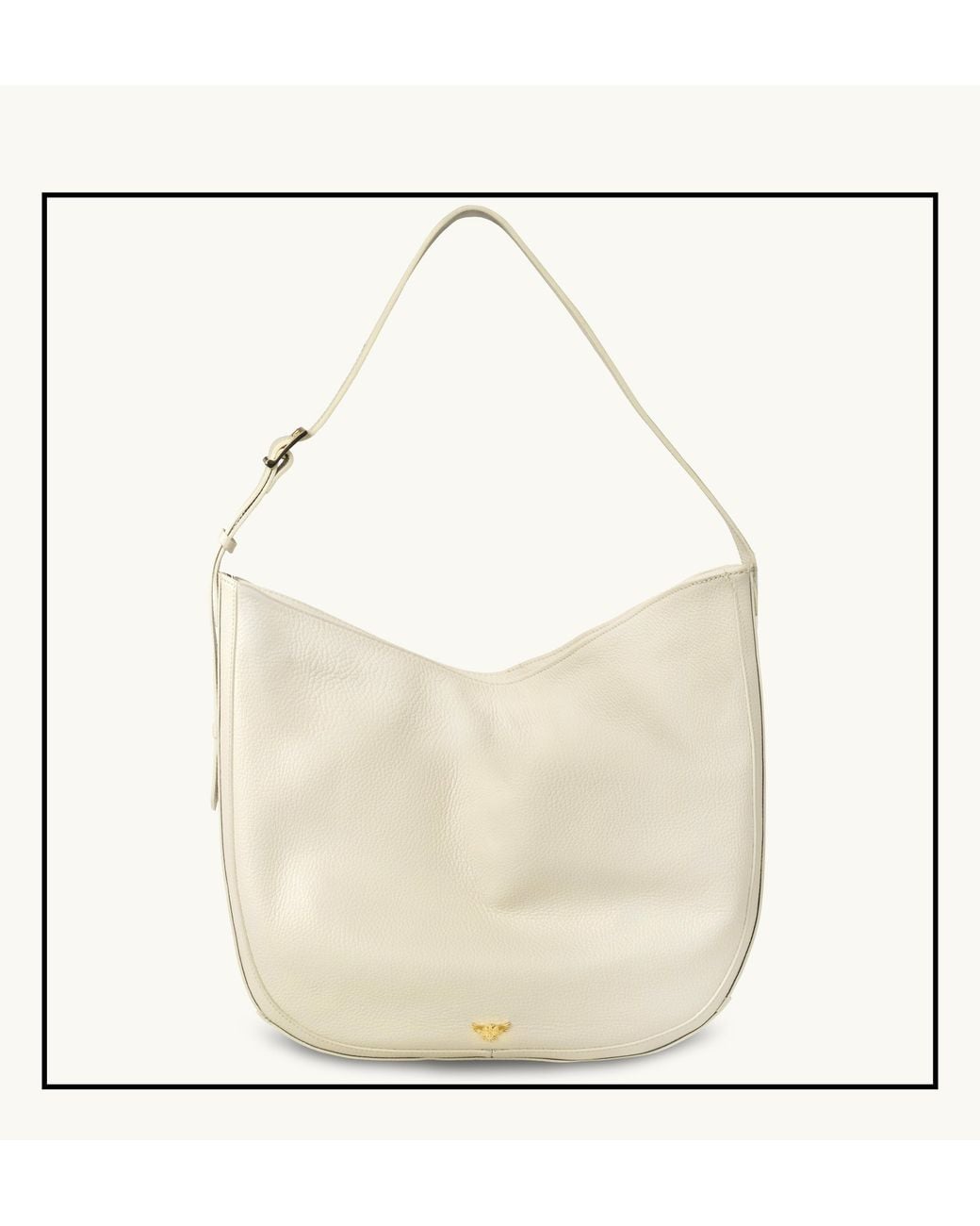 Apatchy London White Neutrals The Emma Stone Leather Bag