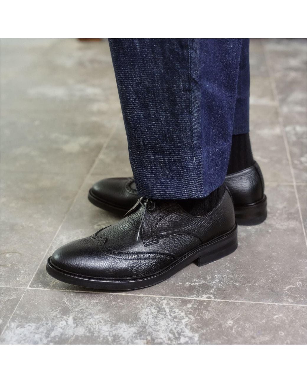 Mariano Shoes Black Vade Derby for men