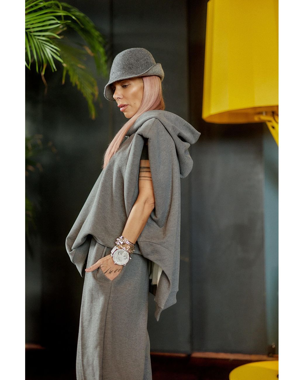 Clothes by Locker Room Gray Two Piece Set