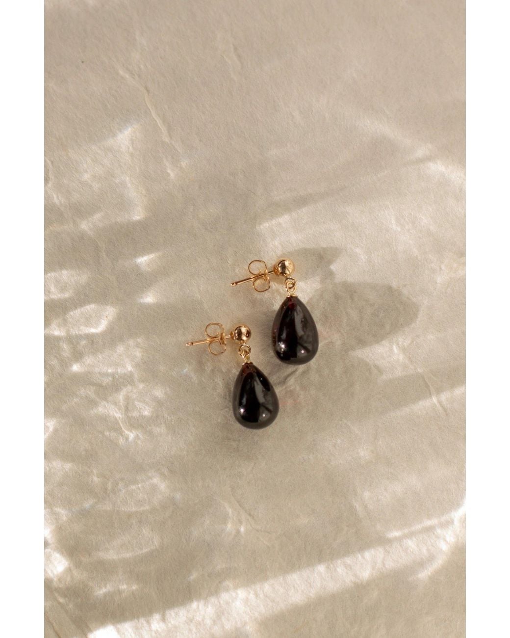 Katy Faye Multicolor January Garnet Earrings