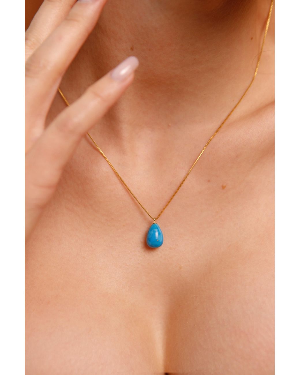 Katy Faye Blue December Necklace