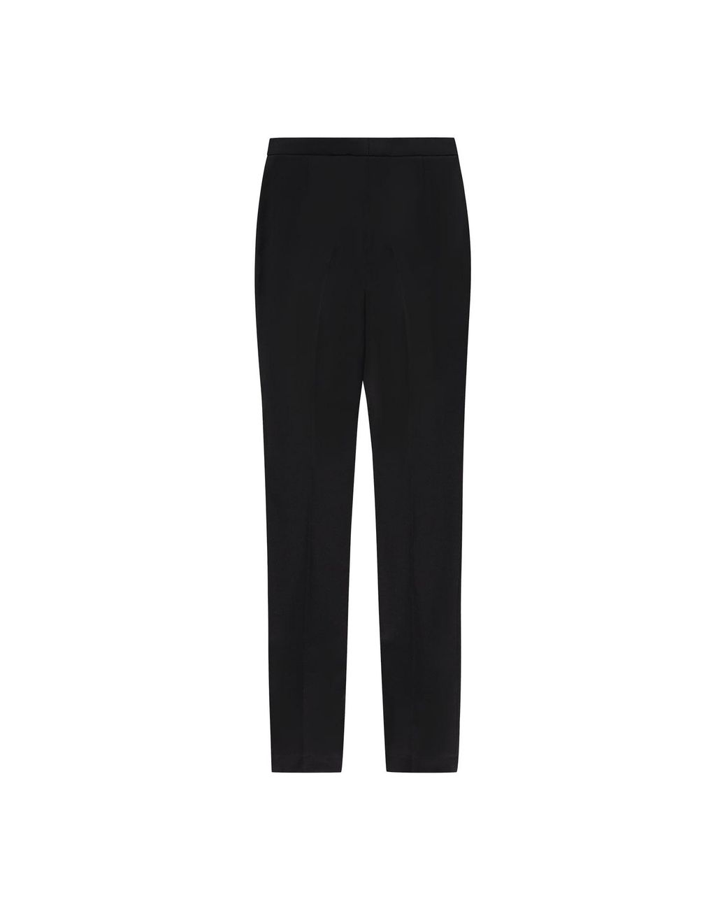 Monique Singh Black Iconic Gabardine Fitted Pants