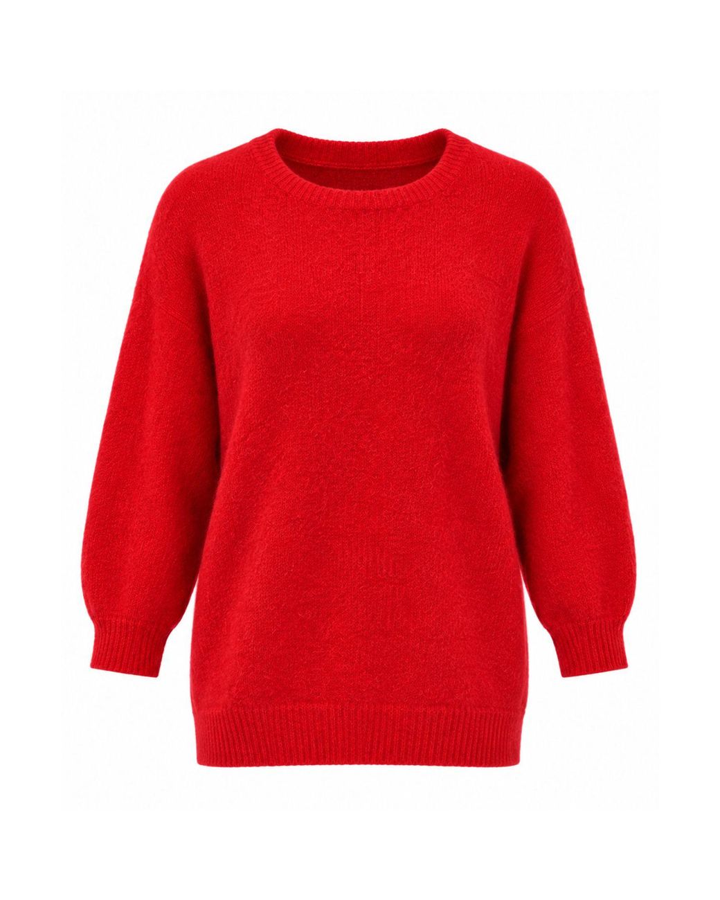 Luella Fashion Red Bettina Long Alpaca Jumper