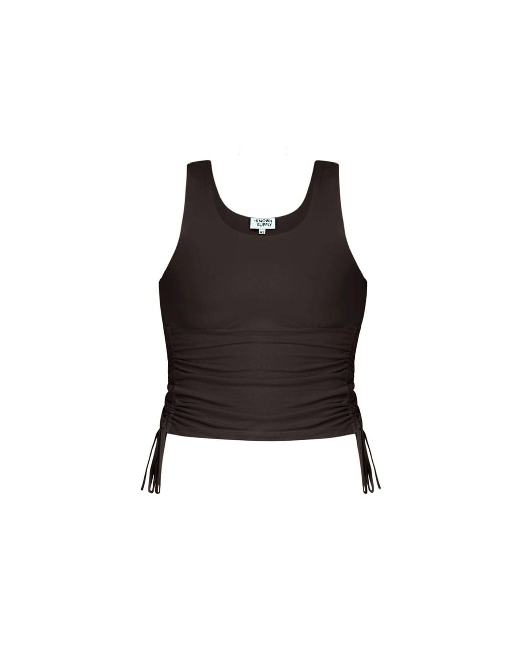 Known Supply Black Side Tie Tank