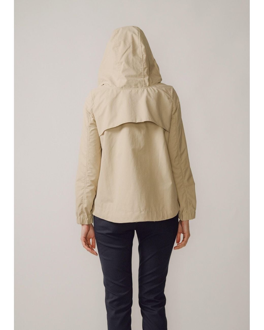 BEIRA Green Neutrals Luisa Water-Repellent A-Line Jacket