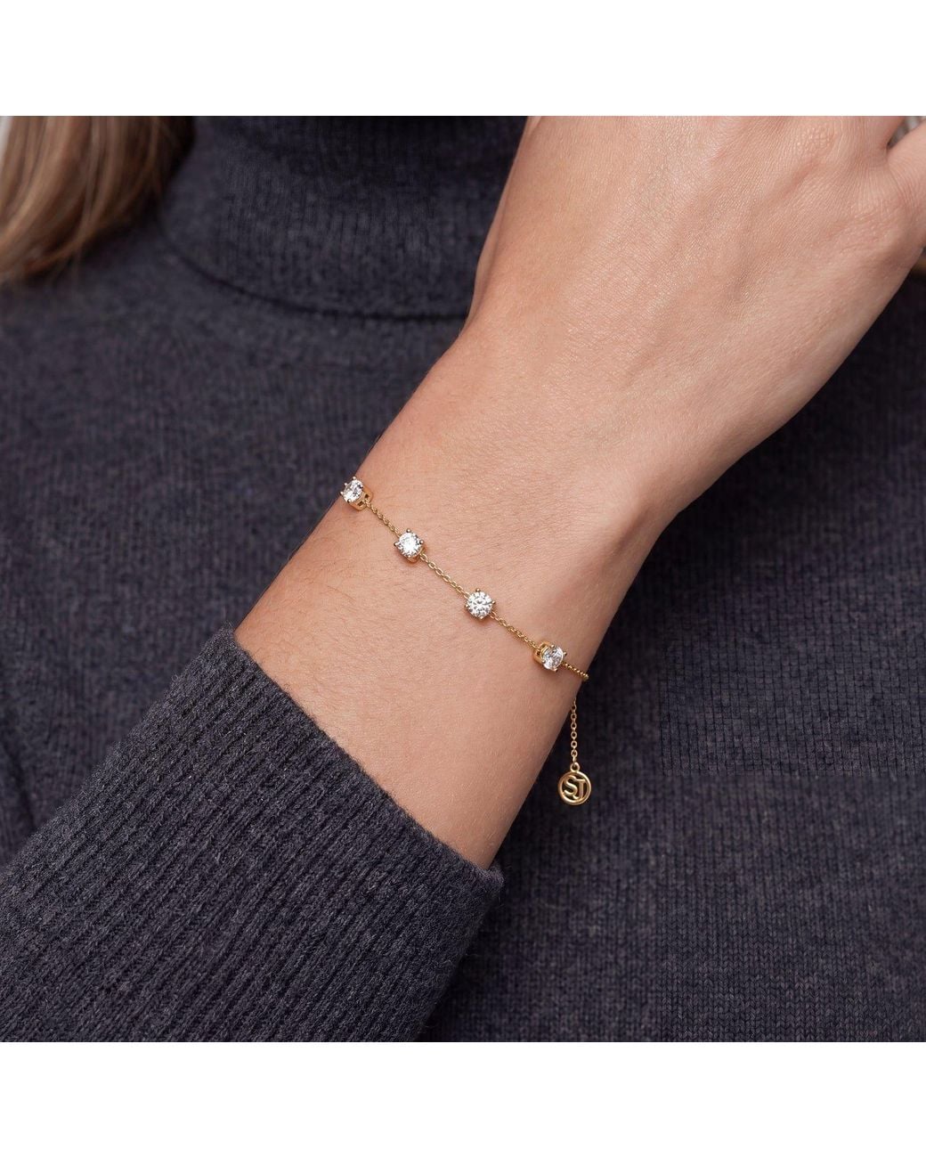 Sif Jakobs Jewellery Metallic Bracelet Princess Quattro