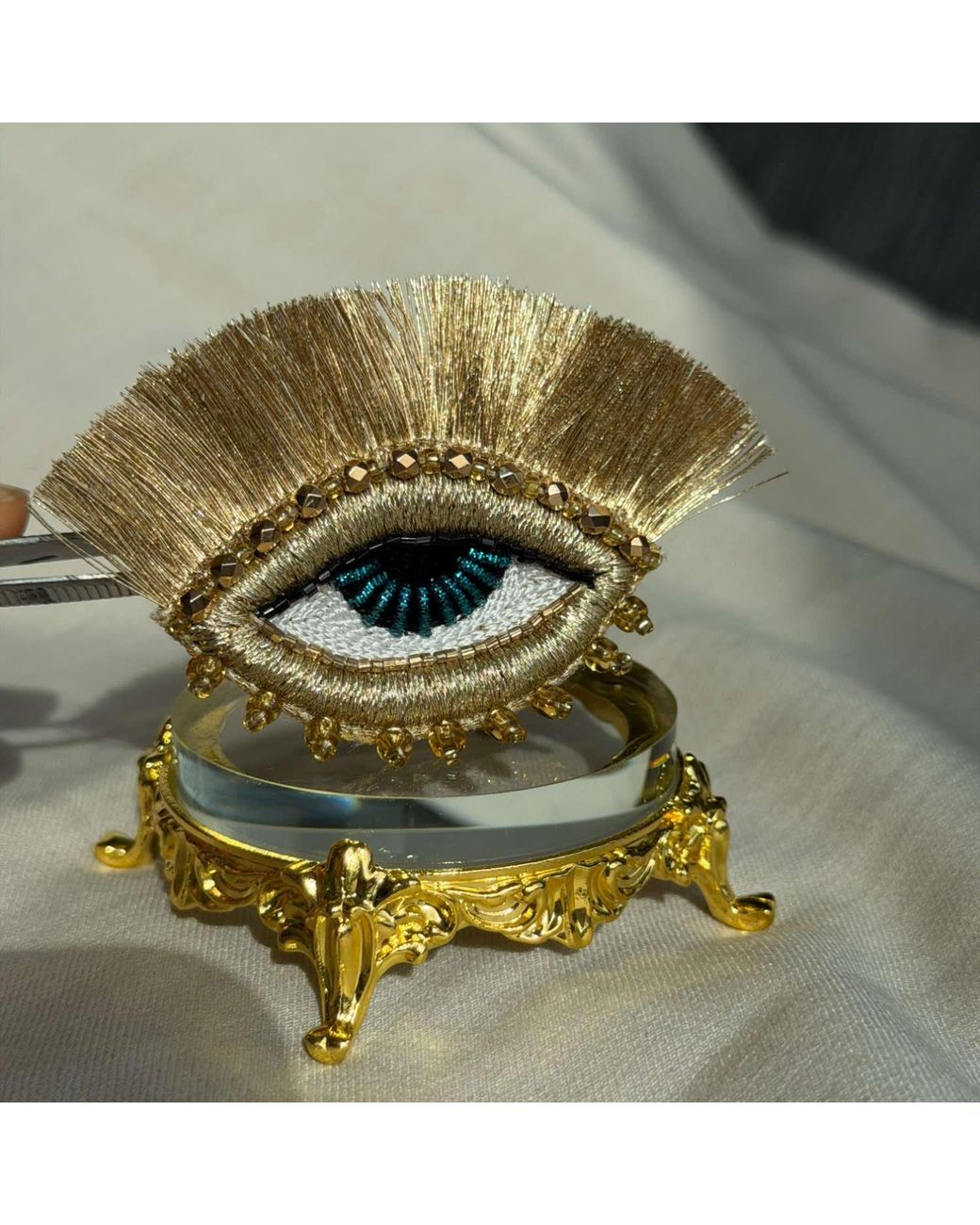 VETKA Green Eye Brooch – Cleopatra's Sight