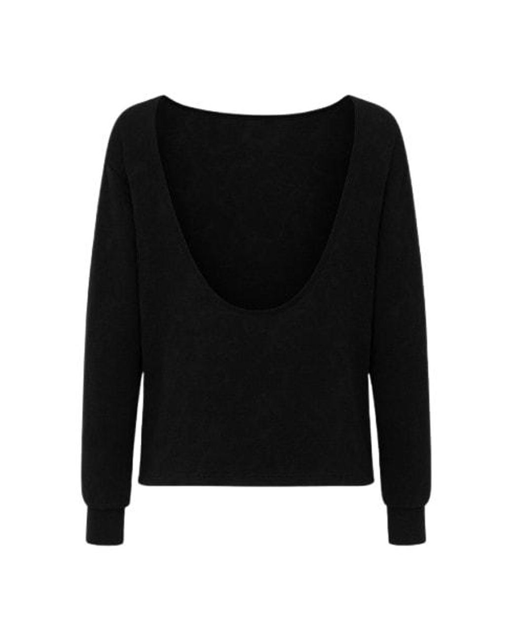 Conquista Black Low Back Top
